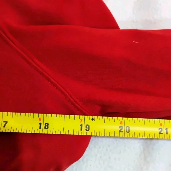 St. John's Bay Classic Red Long Sleeve Tee - Picture 4 of 5